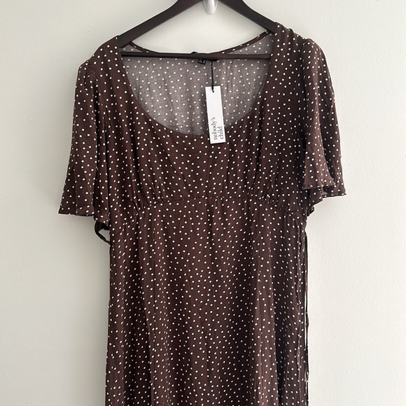 ASOS nobody’s child polka dot Dee Dee Midi Dress - Picture 4 of 8